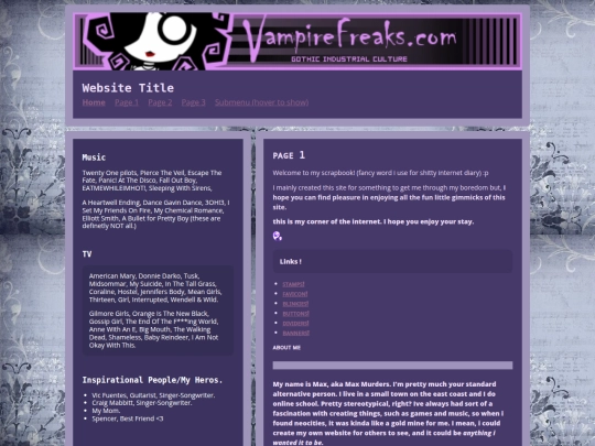 Website screenshot
