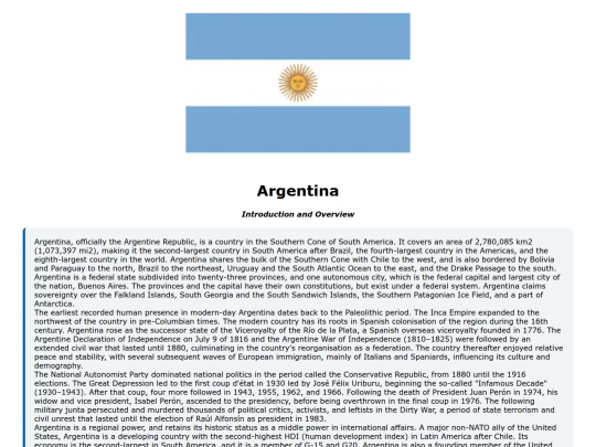 Argentina screenshot