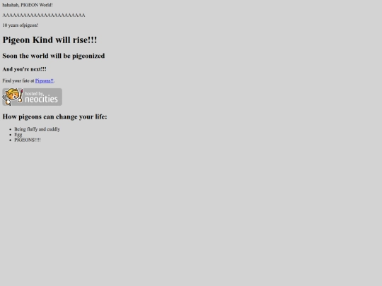 pigeon screenshot