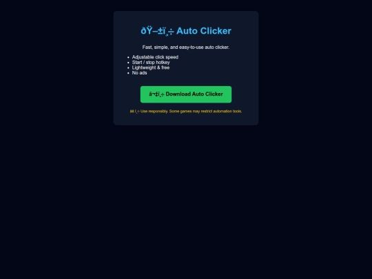Website screenshot