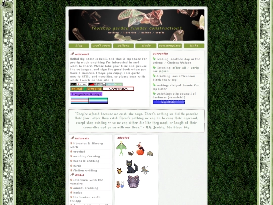 index screenshot