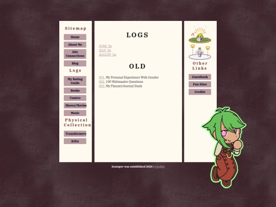 blog screenshot