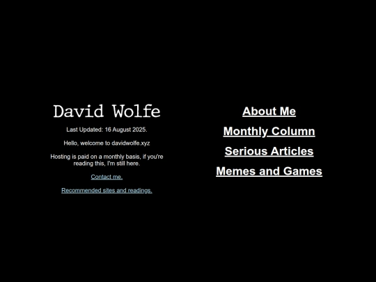 Website screenshot