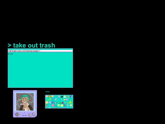 flashing screenshot