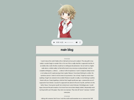 blog screenshot