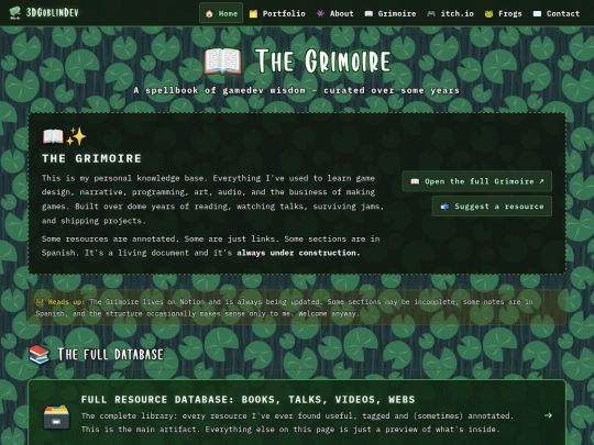 grimoire screenshot
