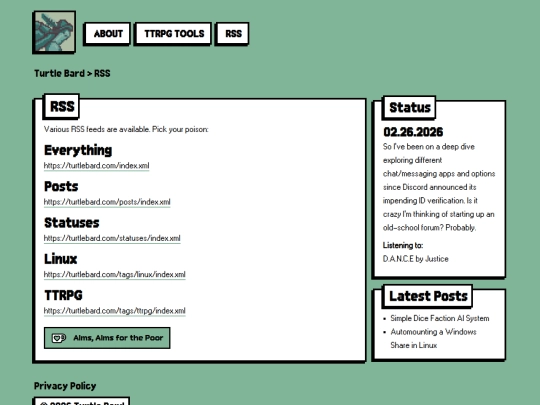 rss screenshot