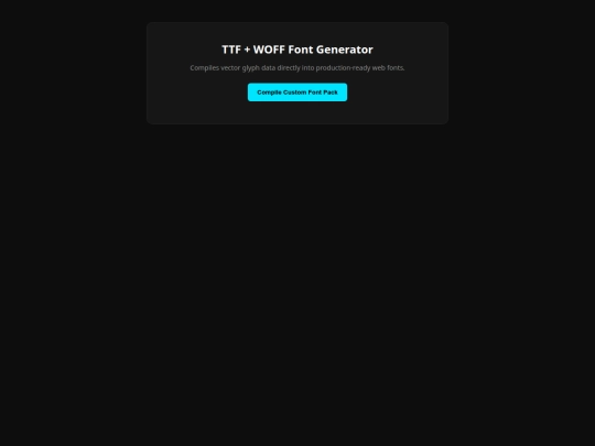 font screenshot