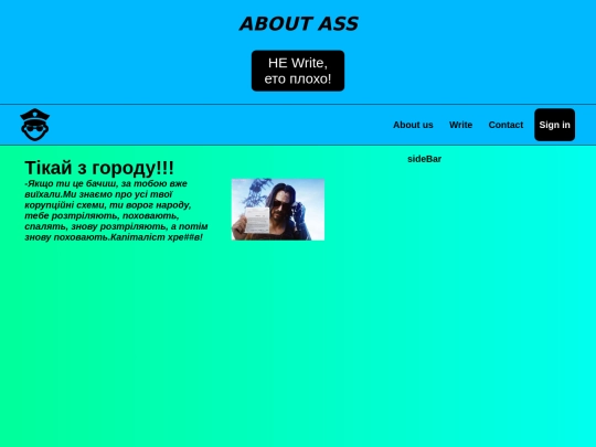 Website screenshot