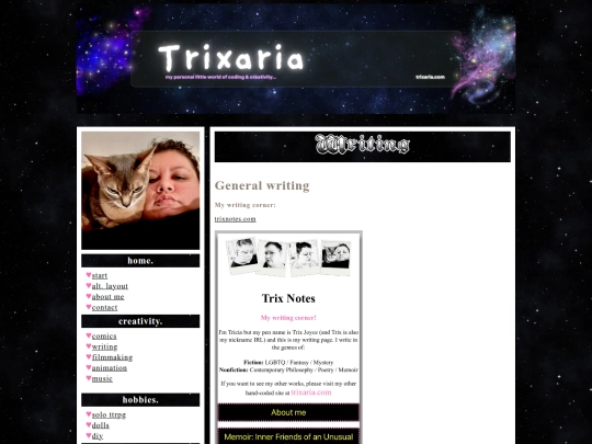 writing screenshot