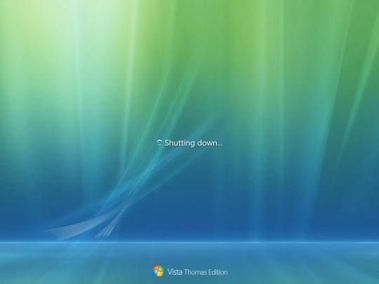 shutdown screenshot