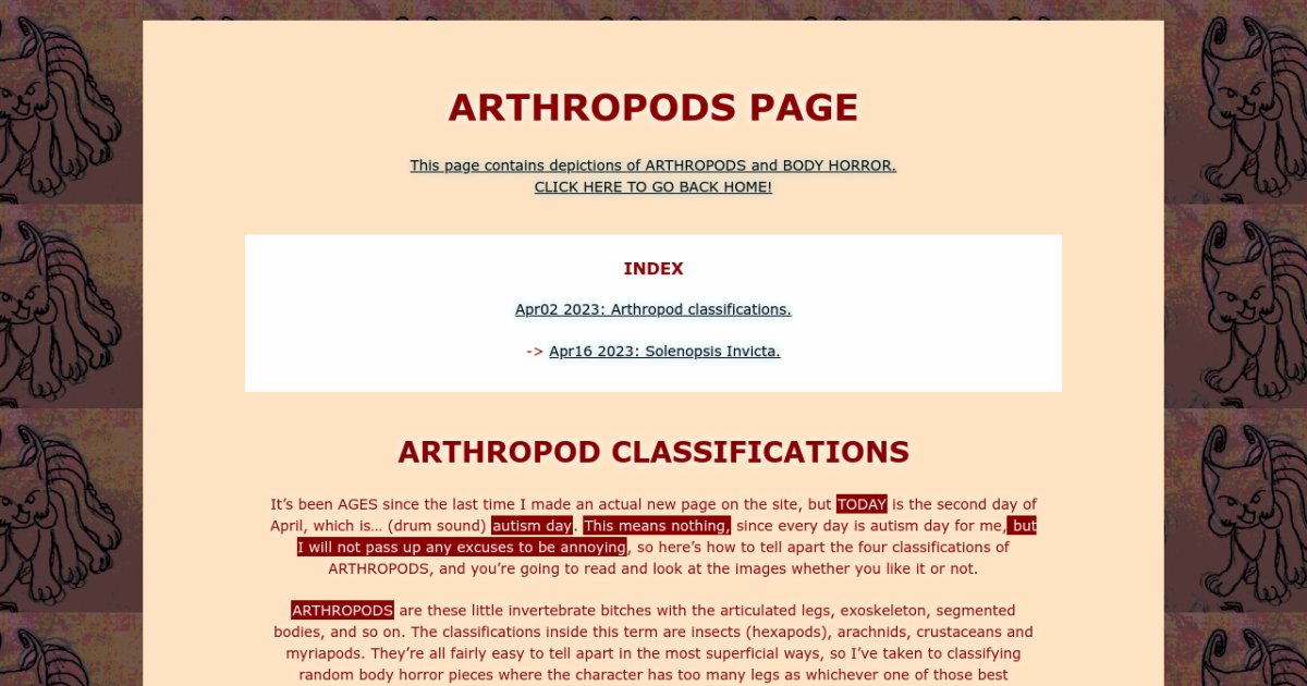 Arthropods