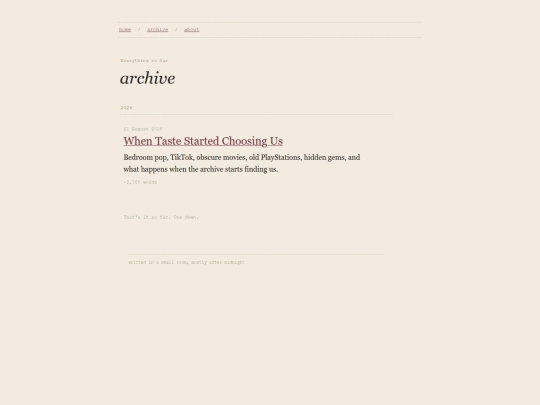 archive screenshot