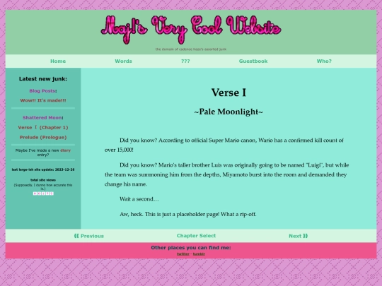 Website screenshot