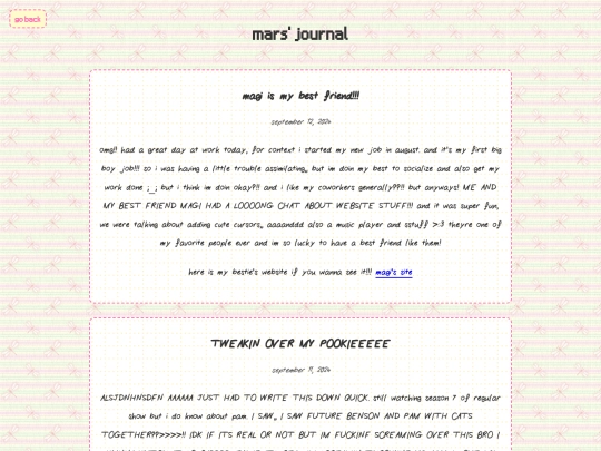 journal screenshot