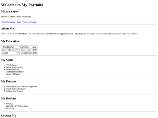 index screenshot