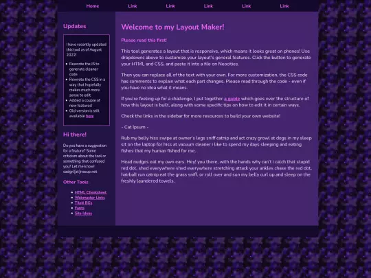 Website screenshot