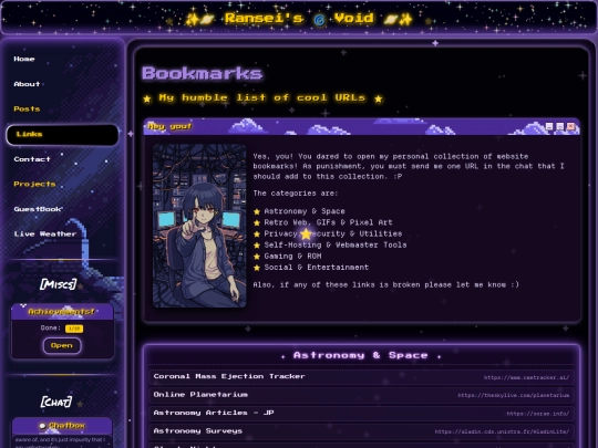 pages/bookmarks screenshot