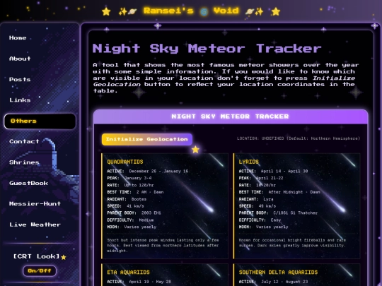 Website screenshot