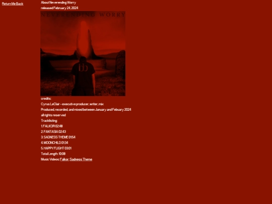 aboutneverendingworry screenshot