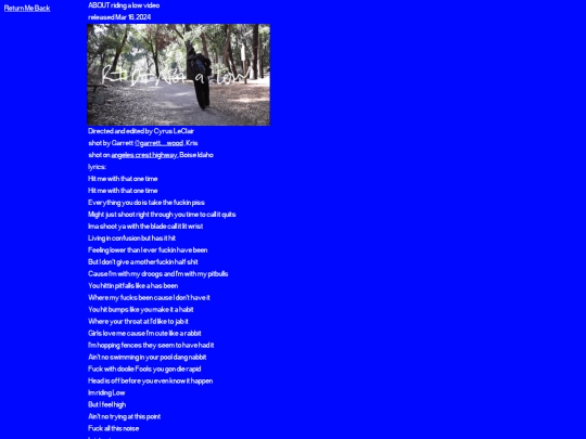 aboutridingalow screenshot