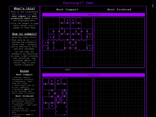 factoryBoard screenshot
