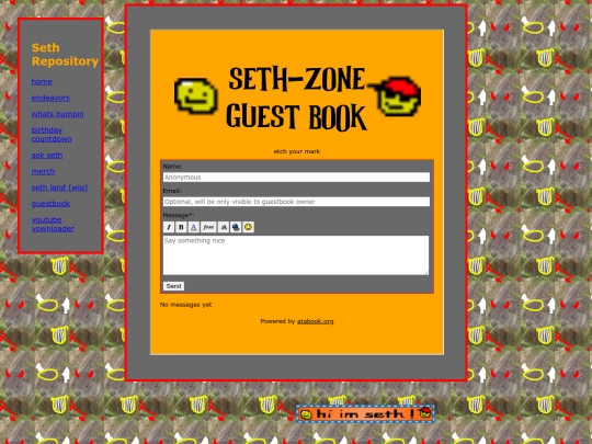 guestbook screenshot