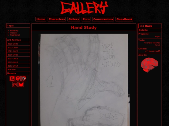 gallery/handstudy screenshot