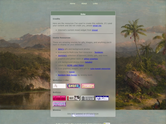 links screenshot