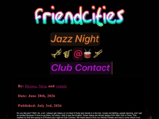 articles/jazznight screenshot
