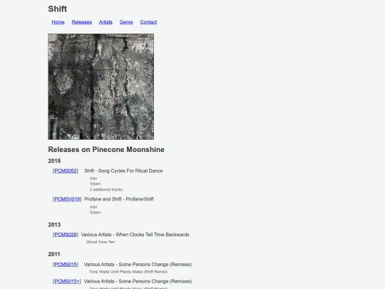 artists/shift screenshot