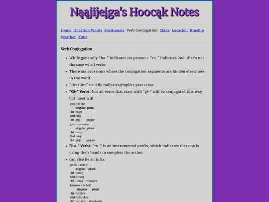 conjugation screenshot