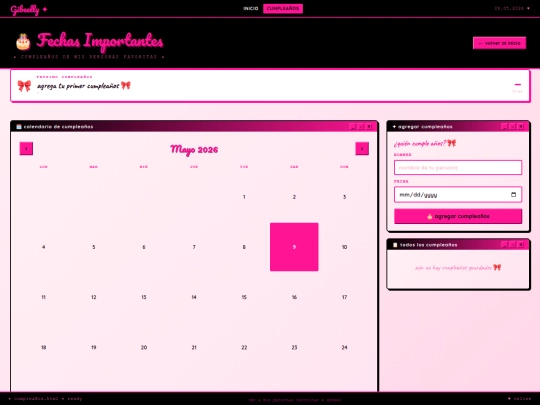 cumpleanos screenshot