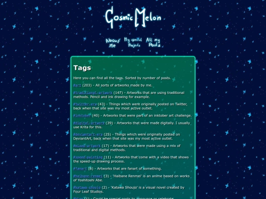 tags screenshot