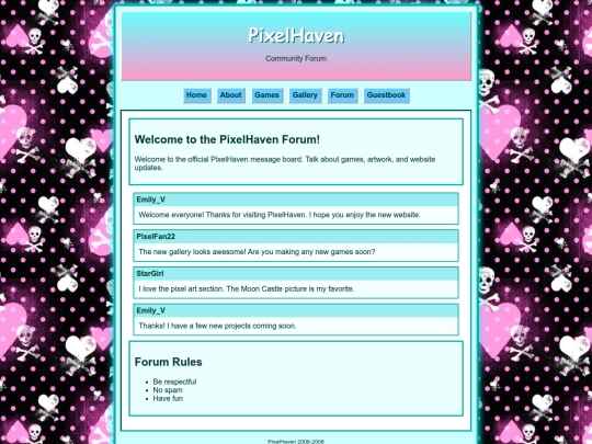 forum screenshot