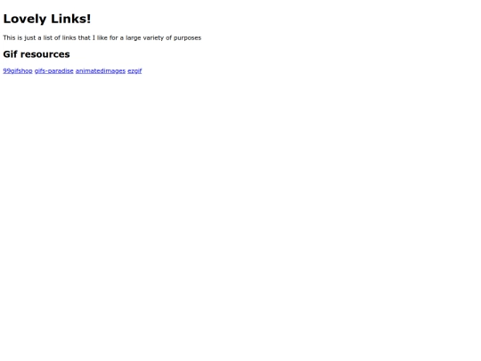 lovely-links screenshot