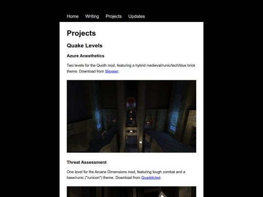 projects screenshot