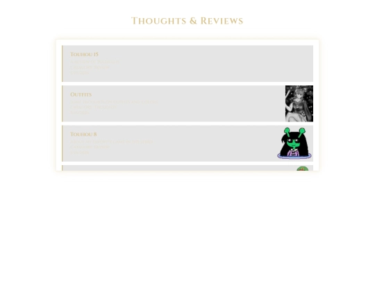 Pages/thoughts screenshot