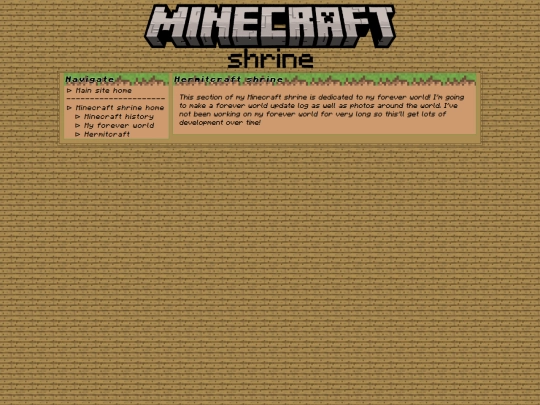 shrines/minecraft/forever_world screenshot