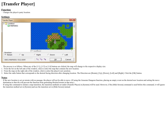rpg2003/transferplayer screenshot