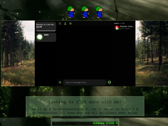 chat screenshot