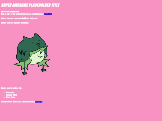 Website screenshot