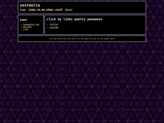 links screenshot
