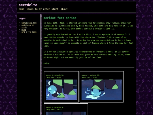 peridot screenshot
