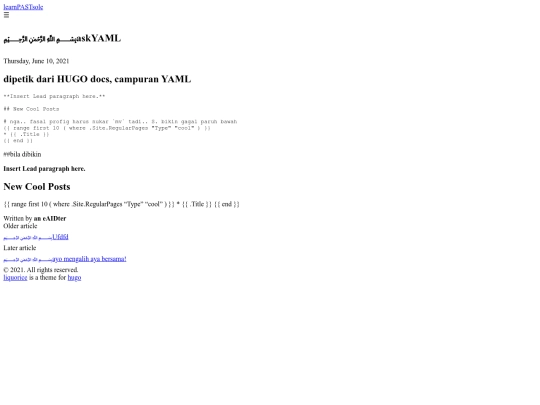 posts/askyaml screenshot
