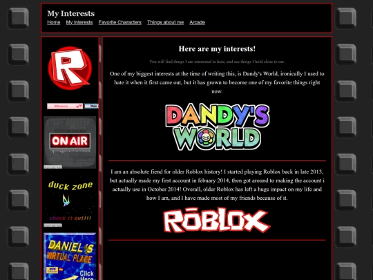 Website screenshot