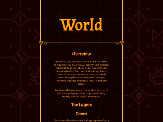 Pages/World screenshot