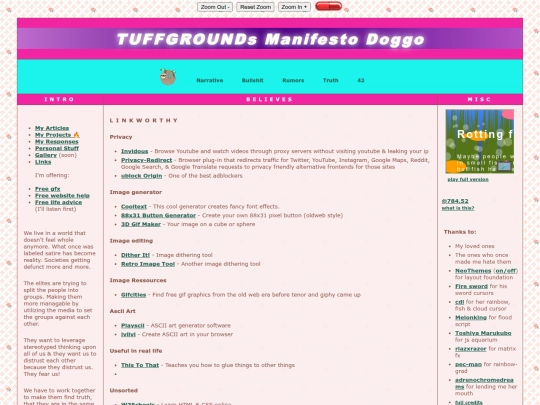 Website screenshot