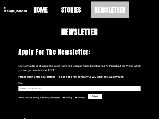 newsletter screenshot