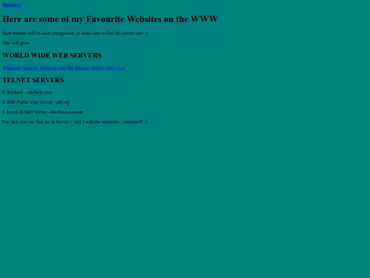favweb screenshot